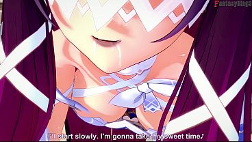Image Columbina blowjob | Genshin Impact | Full & Pov version on Sheer & PTRN: Fantasyking3