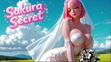 Image Sakura Cheat with Naruto Right Before Her Wedding with Sasuke. Ai Generated 3d Anime Hentai