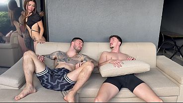 Image The Girl Came to Check the Jacuzzi and We Ended Up Destroying Her Pussy in a Hardcore Threesome - Yessica Bunny