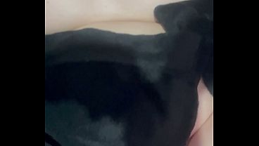 Image Bottle and vibrator orgasm