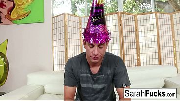 Image Sarah Jessie gives Brad a very special Birthday surprise