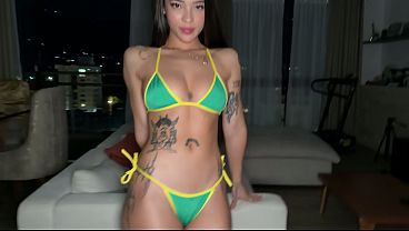 Image FACIAL! Enjoying my new bikini with my stepbrother! Anna Cherry