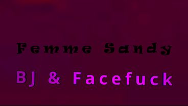 Image Femme Sandy - Throat Destruction Gagging on Cock