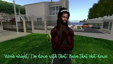 Image Second Life Black man fucks asian woman Black history month special