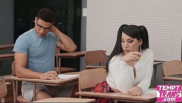 Image Horny College Students Kasey Kei Hard Anal Pounding in Class By Classmate