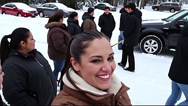 Image Thick Latinas caught in New York snow with no IDs. Will they be punished or deported? - AI Interactive Video