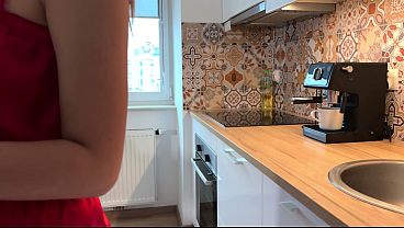 Image Moving Sex between Neighbors in the Kitchen