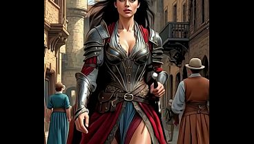 Image ErosQuest - Arya la Mercenaire - Plaisirs Solitaires - Contenu IA