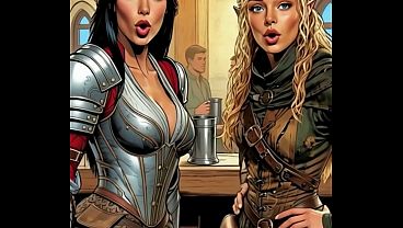 Image ErosQuest - Arya la Mercenaire - Plaisirs Saphiques 1 - Contenu IA