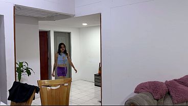 Image Llego a corregir a mi hijastra y me la follo muy duro como castigo