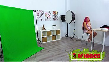 Image Tricked into interracial porn!. Rebecca milks a BBC on Nigged