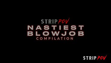 Image StripPOV's Ultimate Nasty BJ Compilation &ndash_ Gagging, Slobber & Cum Explosions
