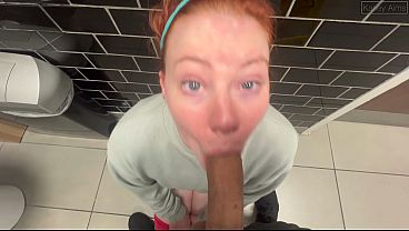 Image I Love Worshipping Cock And Swallowing Cum In A Public Toilet