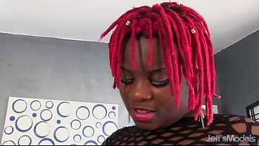 Image Super Hot Ebony Plumper Marley XXX Devours a White Cock