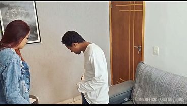 Image Costureira fanny deixou dotado com ere&ccedil_&atilde_o ao tirar medidas de sua cal&ccedil_a!