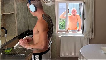 Image A wild guy snuck into neighbor's window and fucked him hard