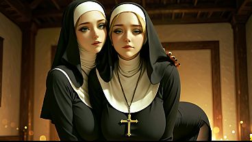 Image Priest's Nightly Selection: Nun Harem Creampie (1-3 Girls ) - 10 mins - AI-generated