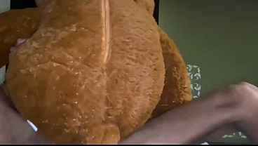 Image Fucking my teddy bear until I give it milk.