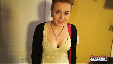 Image Petite Inked Coed Brunette Micah Sloppy Rimjob Passionate Ass Worship!