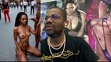 Image Beautiful Tan Tits Whore Getting Double Penetrated, Public Cum Covering An Ebony Slut, Cum Covered Milf, Tight Bald Pussy POV Dildo Fucking, AI Generated