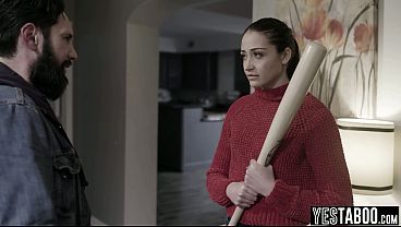 Image Gorgeous petite MILF gets rid of her stalker by letting him smash