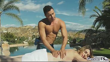Image That outdoor massage got my ts dick hard