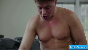 Image RealityCum.com porn video: Octavia Red, Jay Romero - Natural big tit blonde getting pounded sideways on the couch