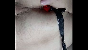 Image Swallow the anal plug...