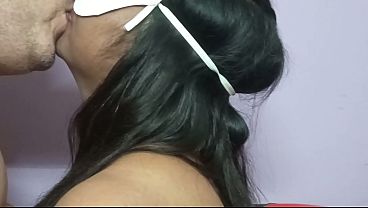 Image Black Indian Milf Housewife Enjoying and moaning in pleasure with her vallantine Husband