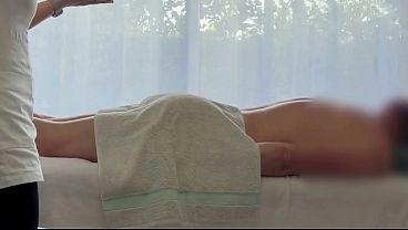 Image Asian massage with huge load of a caucasian guy