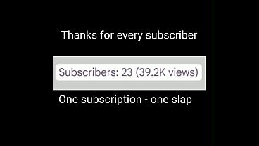 Image spanking from subscribers challenge