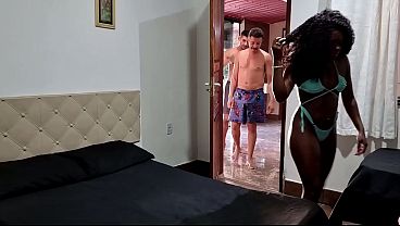 Image Bastidores da grava&ccedil_&atilde_o com a novinha Alicia Ribeiro tomando no cu pra pagar divida de jogo do marido que gravou tudo