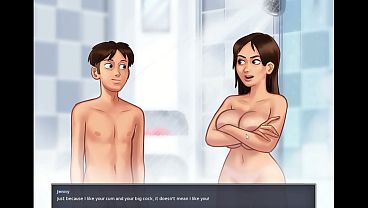 Image Having Sex with Horny Stepsis In the Shower - Summertime Saga Ep 10