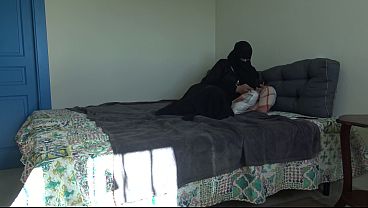 Image Unfaithful Arabic Wife Could Not Resist Touching Stepsons Big Hairy Cock