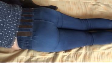 Image Stepmother resting, I rub my cock on her face, try to fuck her, and cum in her ass.