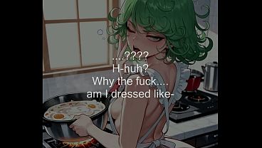 Image Tatsumaki ( ONE PUNCH MAN ) is turned into a girlfriend. (AI-generated)