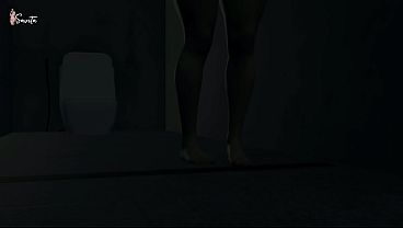 Image My Friend's Steamy Stepmom Maya's Secret: A Silent, Passionate Bathroom Fuck with Me