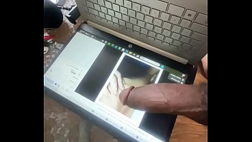 Image Cum tribute on a fans ass.