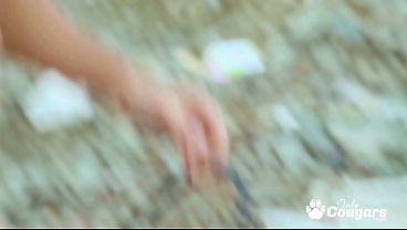 Image Skinny blonde Emma Mae swallows and rides a hard cock
