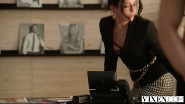 Image VIXEN Cock-Crazy Boss Lady Megan Mistakes Cant Keep Her Hands Off Models Huge Dick