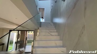 Image My husband's best friend gags me with his big cock