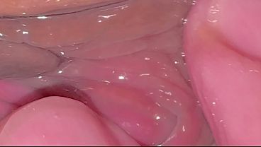 Image A virgin's cute pink clitoris.