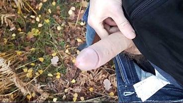 Image hab im Wald gewichst
