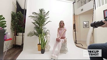 Image BTS - Skinny Blonde Emily Jade Hooks Up With Bryan Gozzling!