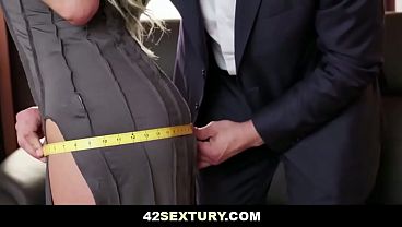 Image Designer Takes Measurements for Zlata Shine's Custom Outfit