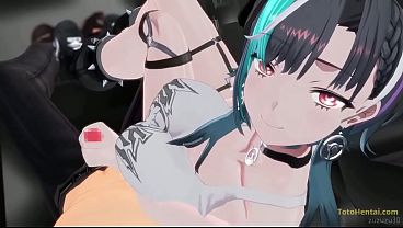 Image Las VTubers Rindo Chihaya, Nakiri Ayame y Shirakami Fubuki sacando leche de j&oacute_venes pajilleros