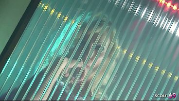 Image Blonde Rollergirl Melissa Black seduce long cock Guy to Fuck her Asshole wide Open at Femdom Roleplay Sex