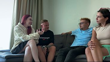 Image Couple Came Over Curious, We Replaced Wives And Fucked Them Senseless