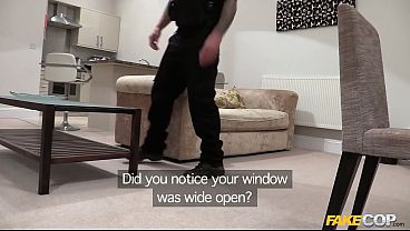 Image Peeping Policeman Fucks a Blonde British Bimbo - Fake Cop