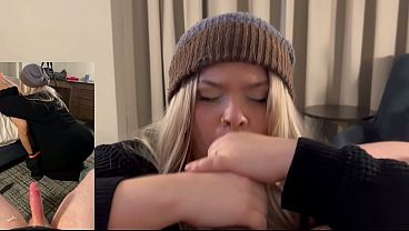 Image Post nut clarity cuck has to watch me suck a bigger cock
